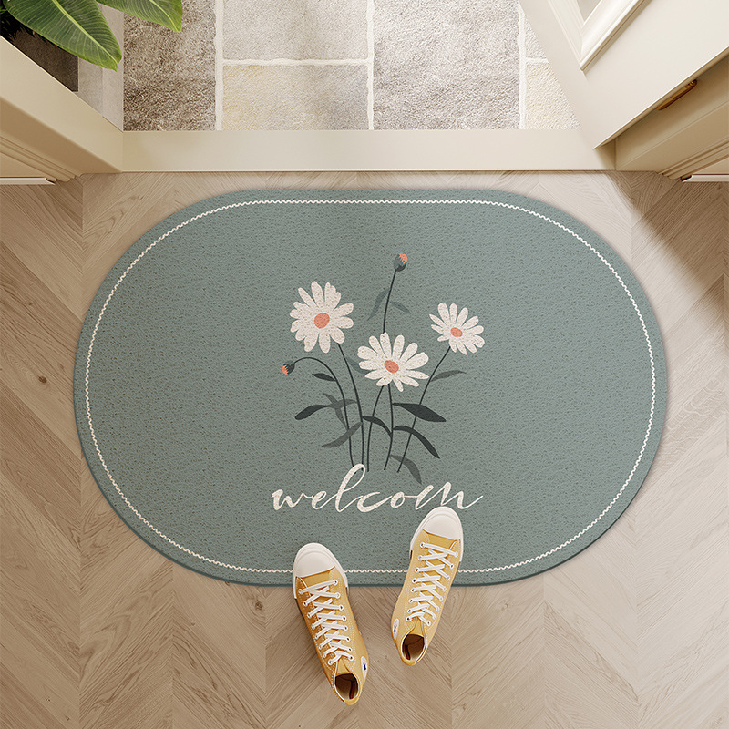 Oval Shape Coil Door Mat